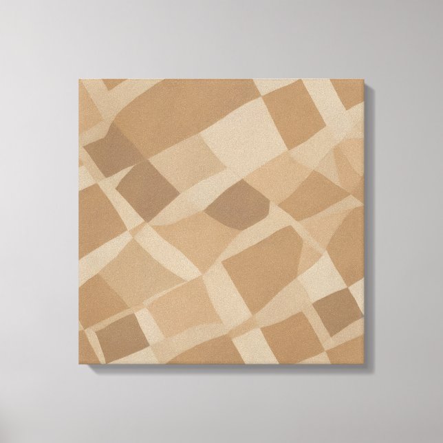 Toile Tableau de bord biologique - Abstrait moderne (Recto)