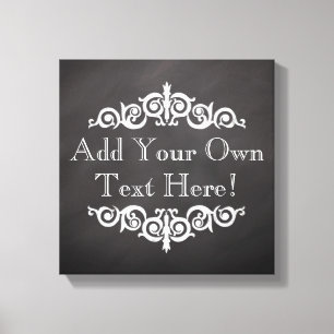 Toile Tableau de bord Vintage rustique personnalisé