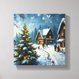 Toile Tableau Décoratif (Esprit De Noël)