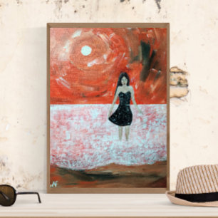 Toile Tableau Oriental Sunset par Alfred Fox