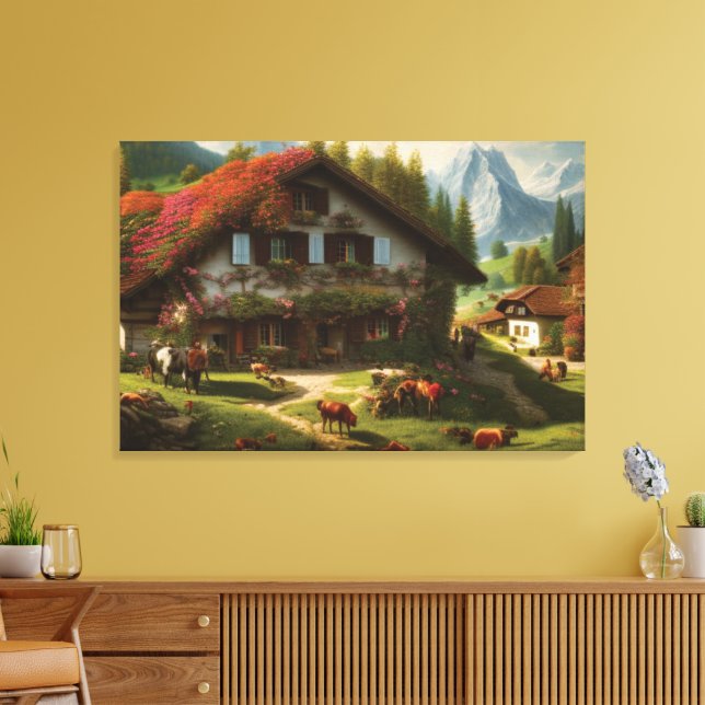 Toile Tableaux agricoles suisses (Insitu(Salon))