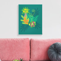 Tableaux d'art tropical