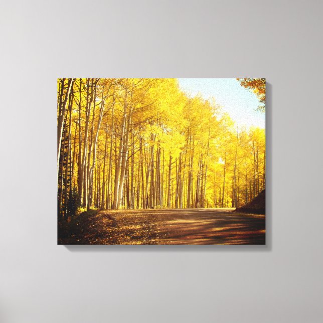 Toile Tableaux de couleurs d'automne (Recto)