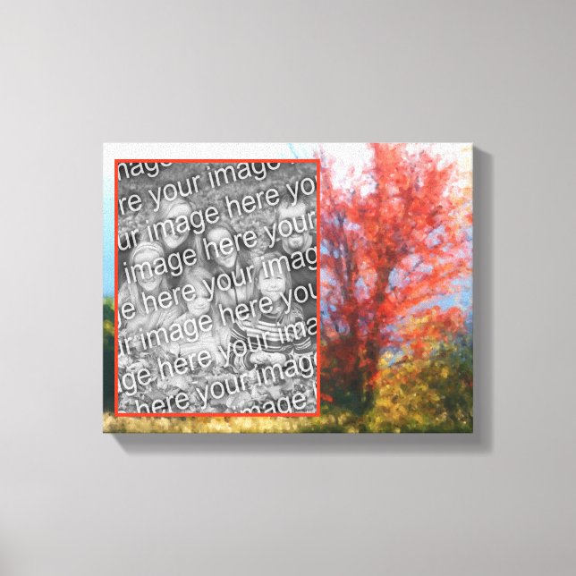 Toile Tableaux de feuillage d'automne Créez votre propre (Recto)