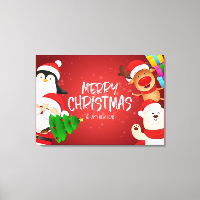 Toile Tableaux de Noël (Recto)