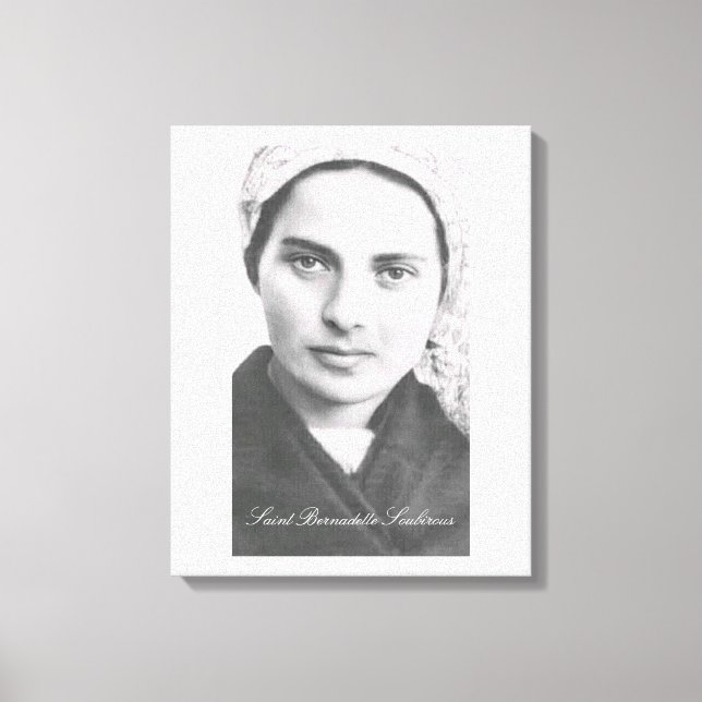 Toile Tableaux Soubirous Saint Bernadette (Recto)