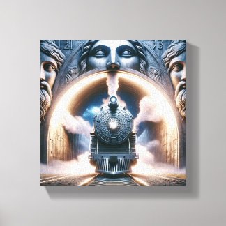 Toile Tableaux "Train"