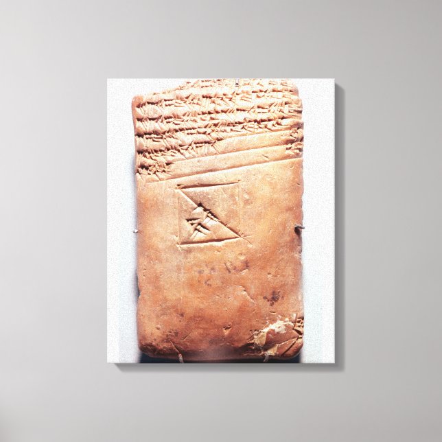 Toile Tablette avec script cuneiform, c.1830-1530 BC (Recto)