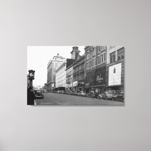 Toile Tacoma, WA Vue de Broadway regardant vers le nord