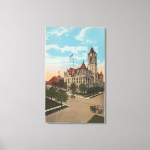 Toile Tacoma, WA - Vue du tribunal du comté de Pierce