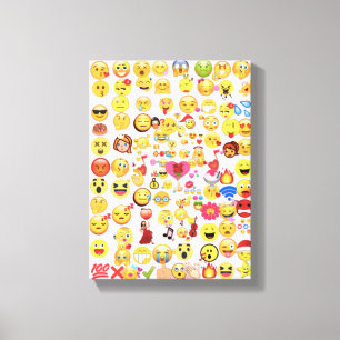 Toile Taille d'Emoji SM