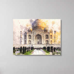 Toile Taj Mahal construit par amour