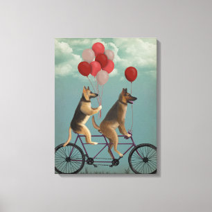 Toile Tandem de berger allemand