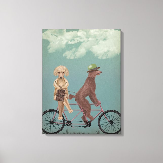 Toile Tandem de caniche (Recto)
