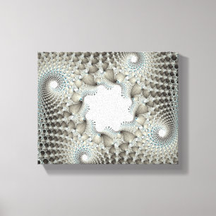 Toile Tangée en bleu