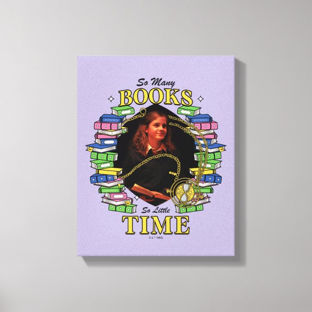 Toile Tant De Livres, Si Peu De Temps (Recto)