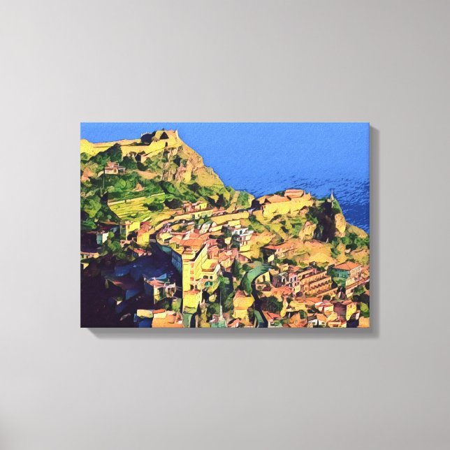 Toile TAORMINE - Sicile - (Recto)