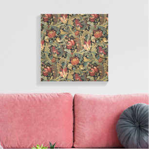 Toile Tapisserie florale riche Brocade Damask