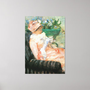 Toile Tasse de thé par Mary Cassatt, Impressionnisme Vin