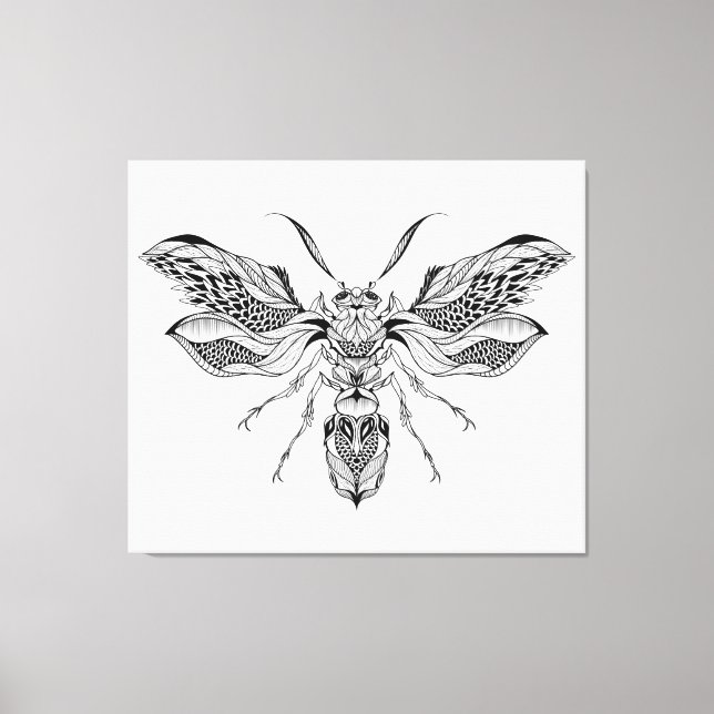 Toile Tatouage à l'abeille 6 (Recto)