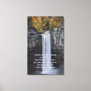 Toile Taughannock Falls, Ulysses, NY