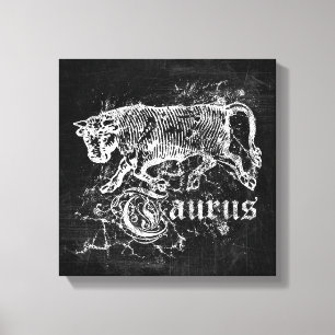 Toile Taurus Vintage zodiaque