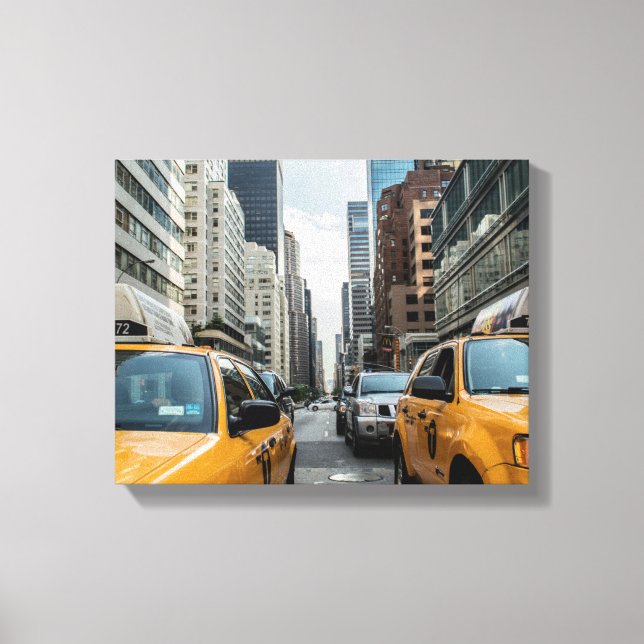 Toile Taxi Jaune de New York (Recto)