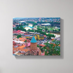 Toile Tbilissi Georgia Cityscape Architecture Vue de la