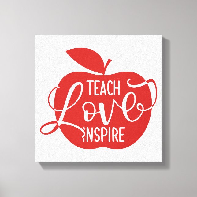 Toile Teach Love Inspire (Recto)