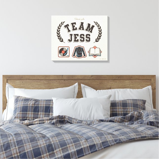 Toile Team Jess Gilmore Girls Design (Insitu(Chambre))