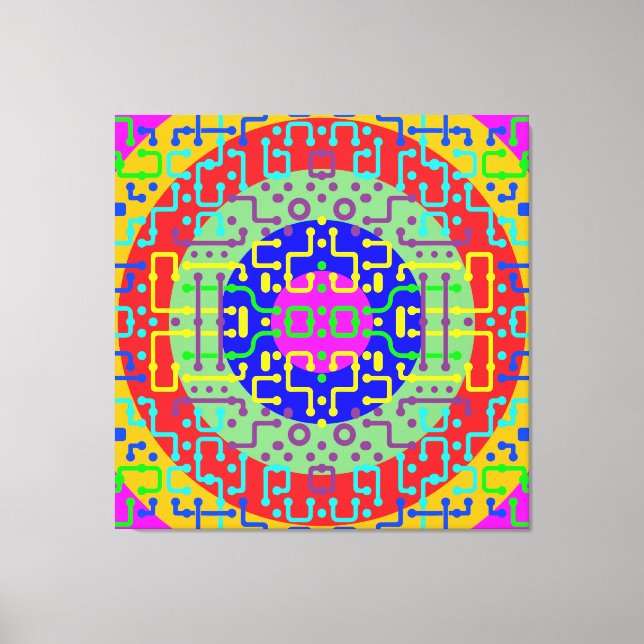 Toile Techno Circus 2 (Recto)