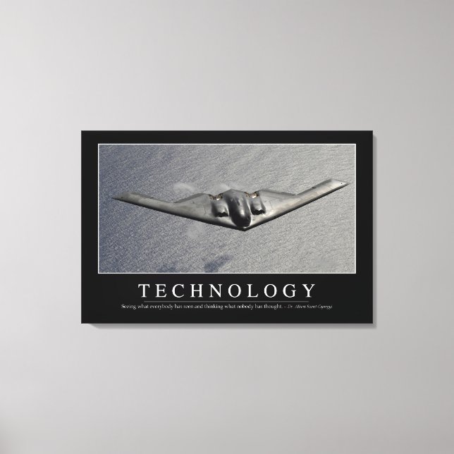 Toile Technologie : Devis inspirant (Recto)