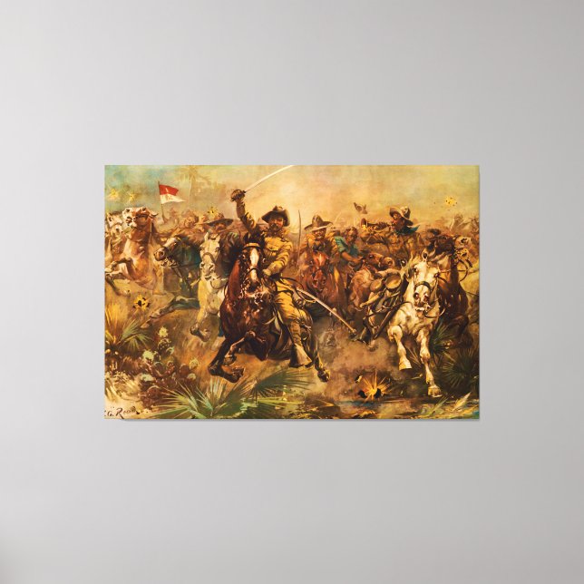 Toile Teddy's Rough Riders par W. G. Read (Recto)