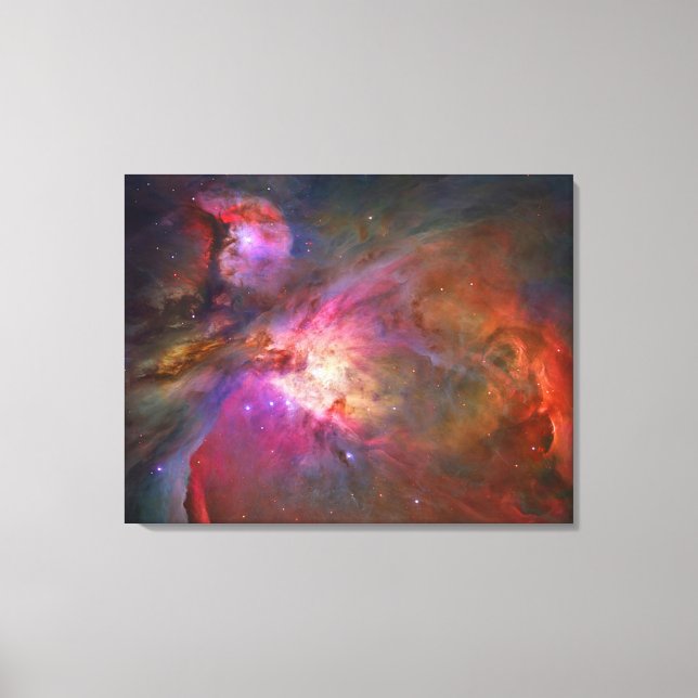 Toile TÉLESCOPE HUBBLE "Orion Nebula" SUR CANVAS Cadeau (Recto)