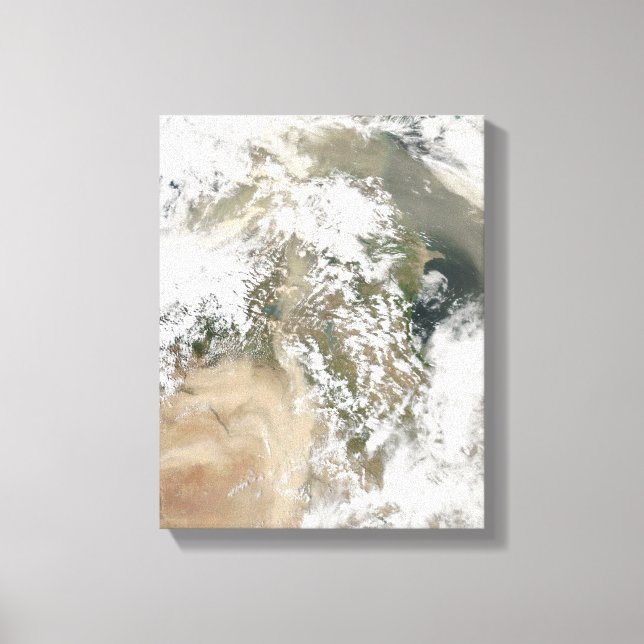 Toile Tempête de poussière au Moyen-Orient (Recto)