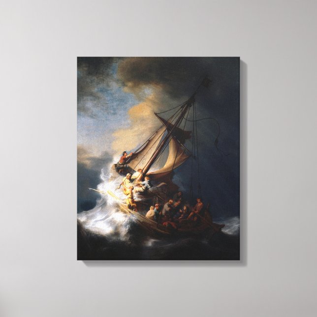 Toile Tempête sur la mer de Galilée (Recto)