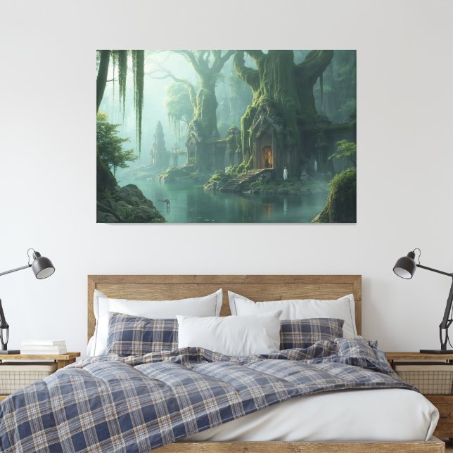 Toile Temple of Moss and Mist (Insitu(Chambre))