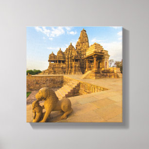 Toile Temples hindous de Khajuraho