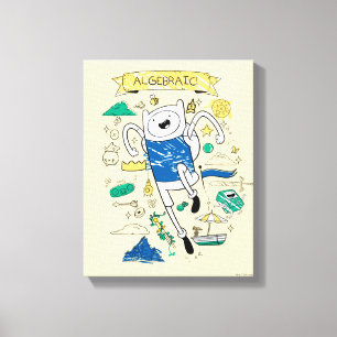 Toile Temps d'aventure Croquis de recherche "algébriqu