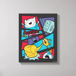 Toile Temps d'aventure   Graphique du panneau d'action