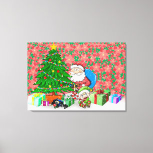 Toile Temps de Christmas