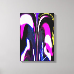 Toile Temps de pliage art abstrait
