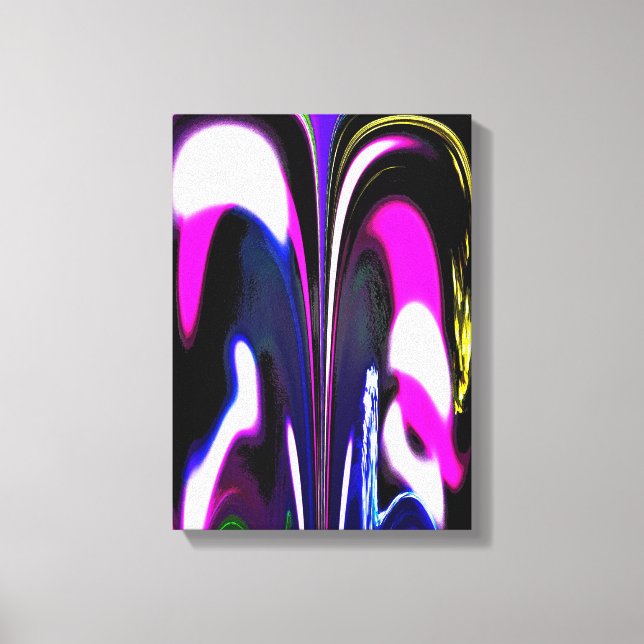 Toile Temps de pliage art abstrait (Recto)