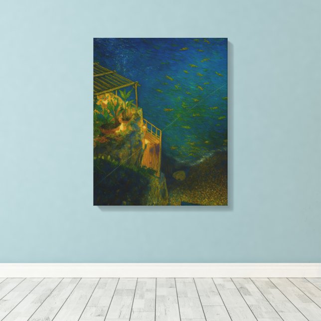 Toile tendue canvas print (Insitu(Wood Floor))