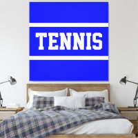 TENNIS Athlétique Bleu Clair Rayures Blanches
