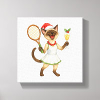 Tennis Noël sur le thème des amoureux de chats