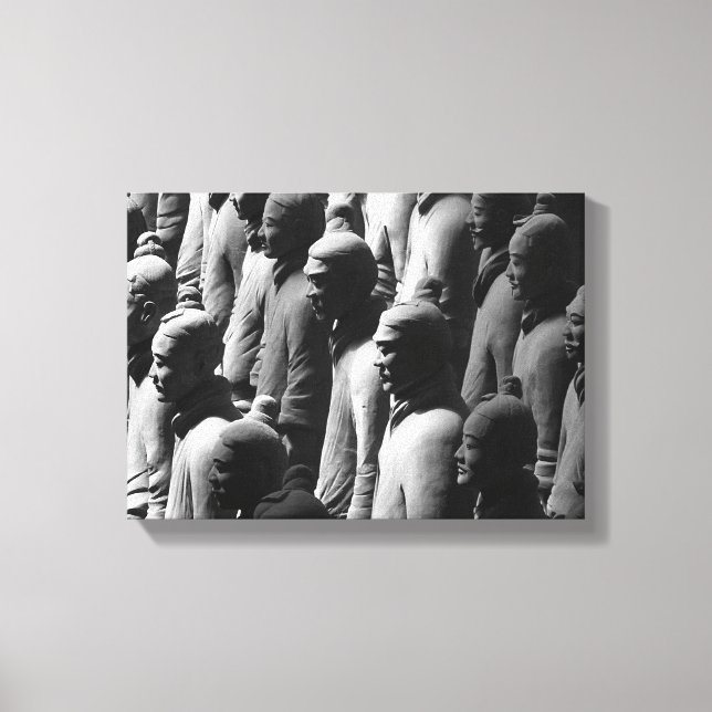 Toile Terracotta Warriors Xian Chine Photo (Recto)