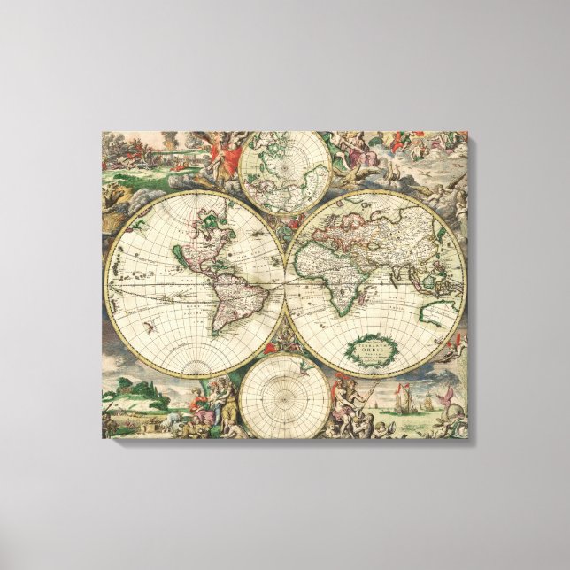 Toile Terrarum Orbis Tabula (Recto)