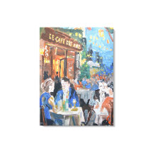 Terrasse de Café Parisien Expressionniste