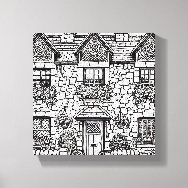 Toile Terrasse Maison #25 (Recto)